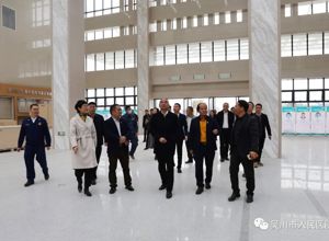 市委书记庞晓冬率队到我院新院调研整体搬迁工作进展情况