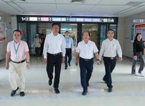 我市组织离退休老干部到我院参加健康体检